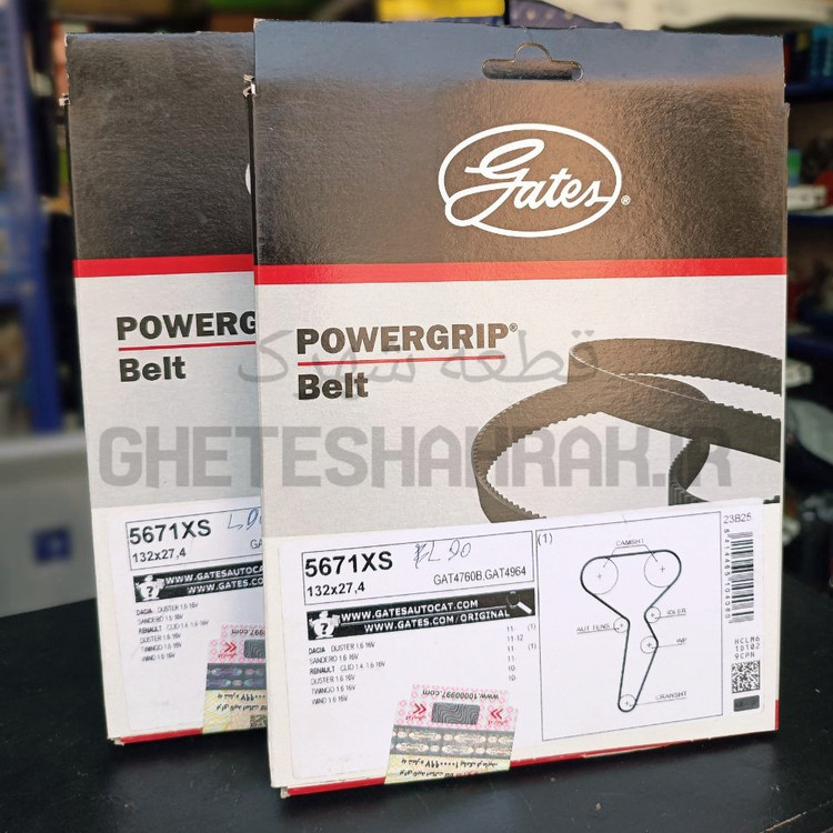 تسمه تایم رنو تندر ۹۰ ال ۹۰ پاورگریپ Powergrip