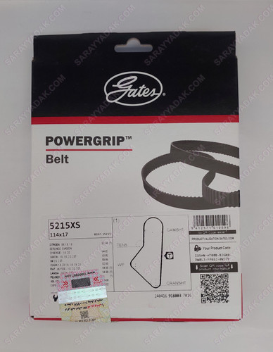 تسمه تایم پژو 405 پاورگریپ Powergrip لیبل گپکو